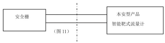 靶式液體流量計(jì)本安系統(tǒng)接線(xiàn)圖